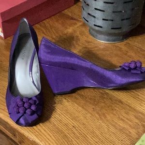 Purple wedges size 9
